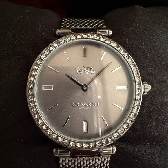NWT Coach Park Quartz Mesh Strap 34mm Watch - Picture 5 of 12